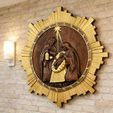 Nativity Wooden Wall Hanging