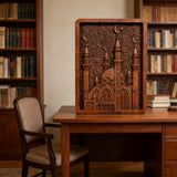 Hagia Sophia Wooden Wall Art: Warm Corner of Byzantine Beauty