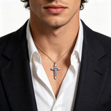 Abalone Shell Cross Necklace – Divine Protection & Celestial Beauty
