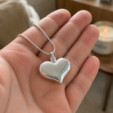 A Piece of My Heart Lives in Heaven Memorial Cremation Necklace - craftsmanship detail