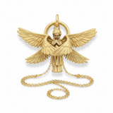 Seraphim Engel Anhänger Halskette Engels flügel Amulett