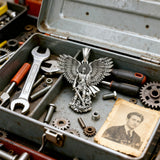 S925K Silver Saint Michael Pendant: Courage in the Heart