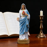 Our Lady of the Sacred Heart Resin Statue: A Gentle Companion of Love and Faith - side view