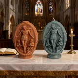 Oval Easter Egg Jesus Scented Candle: A Sacred Fusion of Faith & Easter Tradition