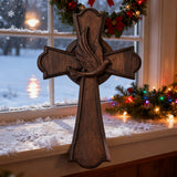 Holy Spirit Dove Wooden Cross: A Symbol of the Spirit’s Presence & Guidance