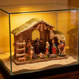 Nativity Manger Set: A Gentle Narrative of Christmas Eve for Christian prayer and meaningful gifting