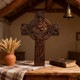 Eucharistic Chalice Wooden Cross: A Christian Symbol of the Last Supper & Redemption