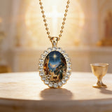 Nativity Scene Pendant & Keychain: A Radiant Tribute to the First Christmas