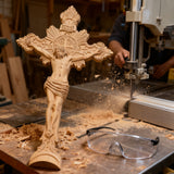 St. Benedict Crucifix: Maple Wood, Divine Protection, & the Story of Redemption