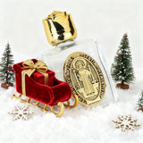 Exclusive Handcrafted St. Benedict Holy Water Bottle: A Vessel of Blessing & Protectionsbs