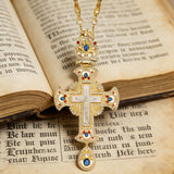 Jesus Cross Diamond-Encrusted Necklace: A Sacred Statement of Faith