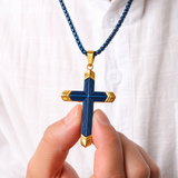 Titanium Steel 18K Gold Cross Necklace | A Christian Emblem of Faith and a Fashion Statement