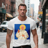 Pope Francis Printed T-Shirt Short Sleeve Commemorative - BGCOPPER
