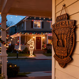 Veteran Memorial Plaque: "I Am A Veteran - My Enlistment Oath Has No Expiration Date"