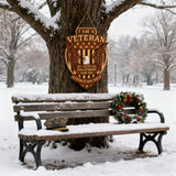 Veteran Memorial Plaque: "I Am A Veteran - My Enlistment Oath Has No Expiration Date"