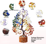7 Chakra Crystal Tree | Natural Healing Stone Decor