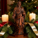 The Sacred Heart of Jesus — Hand-Carved Beechwood Statue | A Symbol of Divine Love, Mercy & Eternal Hope
