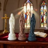 Our Lady of Lourdes Scented Candle: A Sacred Glow of Devotion & Tranquility