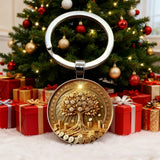 Wealth Tree of Life Keychain: A Christian Symbol of God’s Provision & Abundance