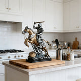 Roman Warrior in Armor Resin Statue