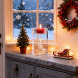 Jesus Crystal Engraved Candle Holder: Light & Faith in One