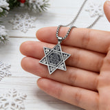 Stainless Steel Star of David Jewish Necklace: A Timeless Symbol of Heritage & Faith