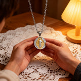 St. Benedict Home Blessing Titanium Steel Pendant