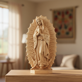 Guatalupe Beech Wood Tabletop Ornament - side view