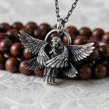 Seraphim Engel Anhänger Halskette Engels flügel Amulett