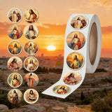 500PCS Original Bible-Inspired Motivational Stickers Roll: Cross-Border Decorative Adhesive Seals for Jo - craftsmanship detail