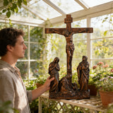 New Product Jesus crucifixion scene ornaments