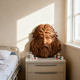 Handcrafted Beechwood Jesus Thorn Crown Wall Hanging — A Sacred Reminder of His Everlasting Love