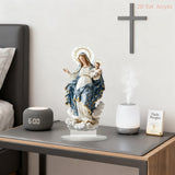 🌟 Our Lady of Grace Acrylic Desktop Statue: A Christian Symbol of Mary’s Love & Christ’s Presence