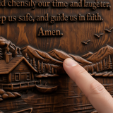 Lake House Prayer Wood Wall Plaque