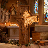 INRI Jesus Ascension Wooden Cross: A Christian Symbol of Victory & Hope