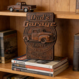 Dad's Garage Wooden Wall Sign: The Perfect Tribute to His Go-To Space
