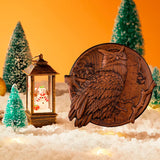 Owl wood carving - Wood Wall Decor - BGCOPPER