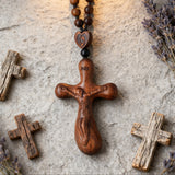 Handcrafted Wooden Rosary Cross: A Devotional Symbol of Faith, Craftsmanship, and Heartfelt Gifting