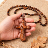 Handcrafted Wooden Rosary Cross: A Devotional Symbol of Faith, Craftsmanship, and Heartfelt Gifting