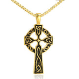 Stainless steel Celtic cross pendant necklace - BGCOPPER