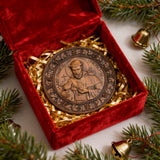 St. Francis of Assisi Patron Saint of Animals Religious Icon - Natural Wood Wall Decoration Hanging Souvenir