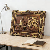 The Baptism of Christ Hand-Carved Wooden Wall Art: A Sacred Tribute to New Life