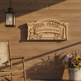 Bless Our Home Solid Wood Family Plaque