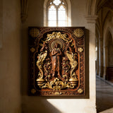 Jesus Ascension Solid Wood Relief: The Perfect Faith Gift for Disciples
