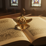Seraphim Engel Anhänger Halskette Engels flügel Amulett