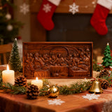 Bgcopper Last Supper Religious Carving Icons Gifts Wood Carving Religious Wood Wall Art