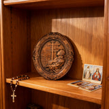 Jesus Hill Garten Gebet Plaque Holz schnitzerei