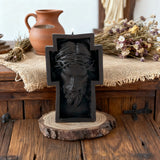 Jesus Crucifix Scented Candle: A Sacred Glow of Sacrifice & Devotion