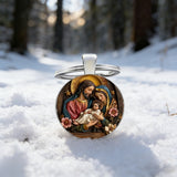 Holy Family Keychain: Carry the Warmth of the Nativity Wherever You Go