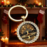 Tree of Life Keychain: A Christian Symbol of Rooted Faith & Eternal Hope